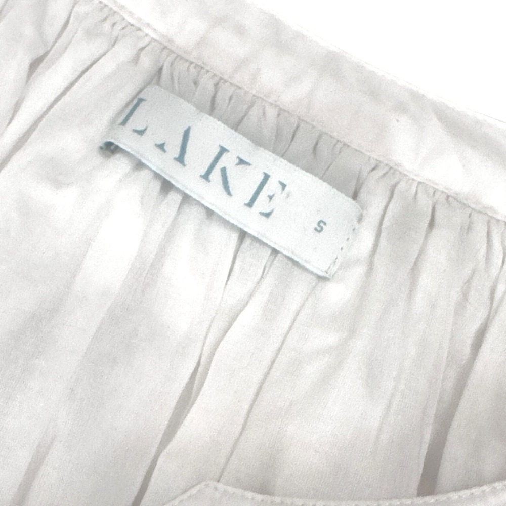 LAKE Pajamas Brunch Dress White Cotton Blend Small - Picture 3 of 8